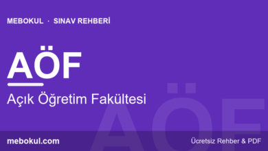 AÖF Nedir? Kayıt, Sınav Sistemi ve Bölümler fotoğrafı
