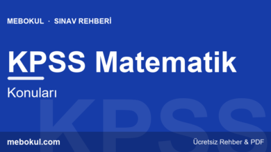 KPSS Matematik Konuları ve Çalışma Rehberi fotoğrafı