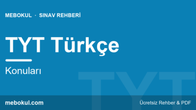 TYT Türkçe Konuları ve Çalışma Rehberi fotoğrafı